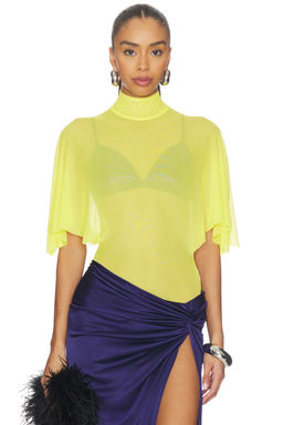 David Koma - Draped Sleeve Bodysuit