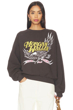 DAYDREAMER - Morgan Wallen Classic Eagle Oversized Crew Sweatshirt