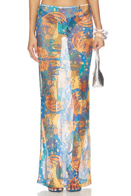 Donde Esteban - El Beso Mesh Lace Skirt