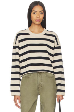 Denimist - Cropped Stripe Sweater