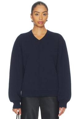 EAVES - Zooey Double Faced V-neck Sweater