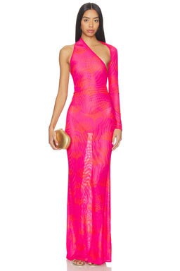 eywasouls malibu - Emma Dress in Fuchsia Frenzy