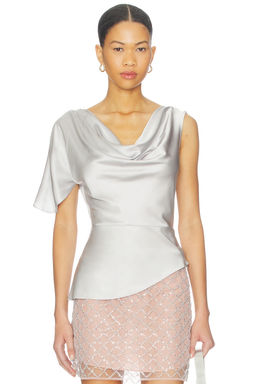 fleur du mal - Asymmetrical Silk Top