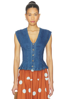 Free People - Dylan Denim Vest