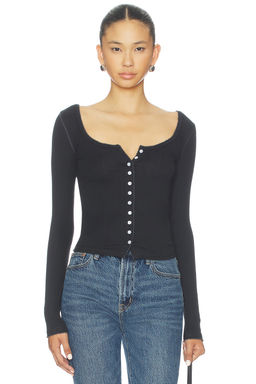 Free People - End Game Pointelle Long Sleeve