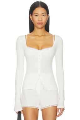 Free People - End Game Pointelle Long Sleeve