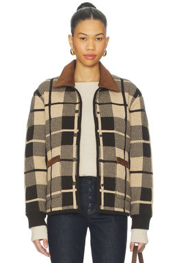 Guest In Residence - Quilted Plaid Liner Jacket