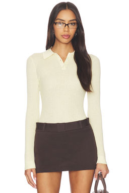 Guest In Residence - Long Sleeve Shrunken Polo