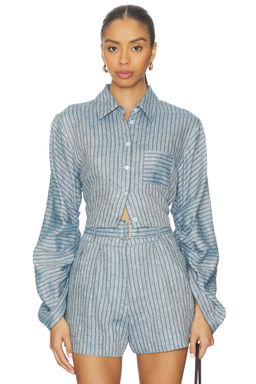 HEVRON - Raquel Shirt Style Top