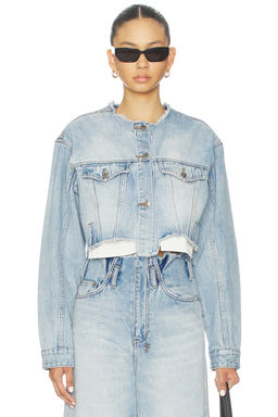 Ksubi - Torn Off Crop Trucker Jacket