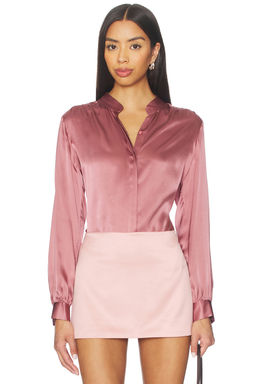 L'AGENCE - Bianca Band Collar Blouse