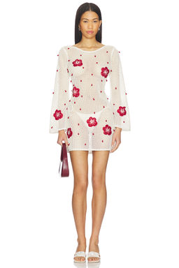 Leslie Amon - Treasure Hibiscus Mini Dress