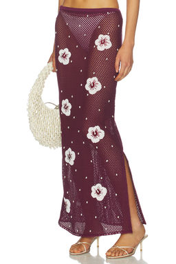 Leslie Amon - Treasure Hibiscus Skirt