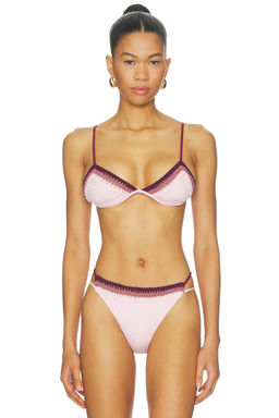 Leslie Amon - Garis Trim Bikini Top