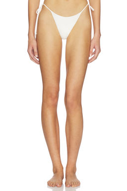 Leslie Amon - Pearl White Bikini Botton