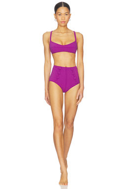 Lisa Marie Fernandez - Balconette High Waist Bikini Set