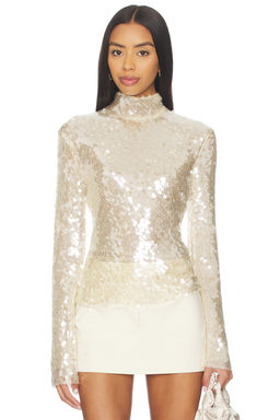 Monse - Sequin Mesh Top