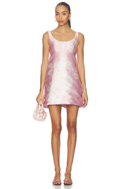 Marques ' Almeida - Printed Heavy Satin Mini Dress
