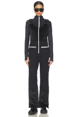 My Sunday Ski - Quilted Velvet Ski Overall