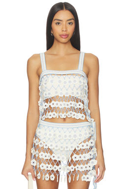 My Beachy Side - Fleur Hand-crocheted Top