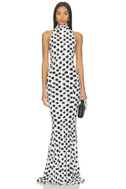 Norma Kamali - Halter Fishtail Gown