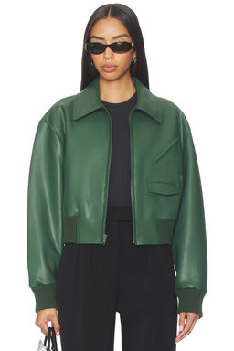 Norma Kamali - Mens Zip Front Classic Cropped Jacket