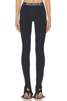 Off-White - Logoband Split Legging in Black