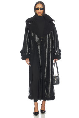 Ottolinger - Shearling Oversized Split Coat