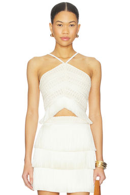 Patbo - Amethyst Fringe Top