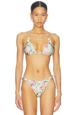 Patbo - Honey Flower Lace Triangle Bikini Top
