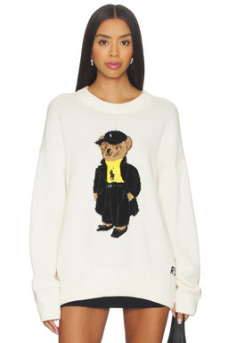 POLO RALPH LAUREN - Polo Bear Cotton Crewneck Sweater