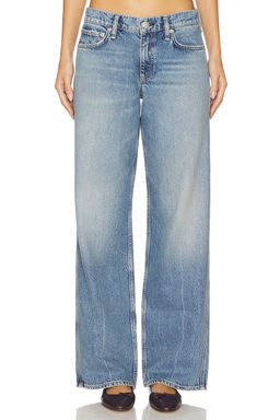 Rag & Bone - Saige Low Rise Full Straight Jeans