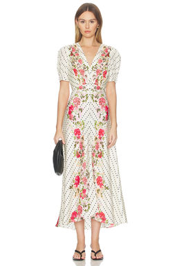 Saloni - Lea Long Dress