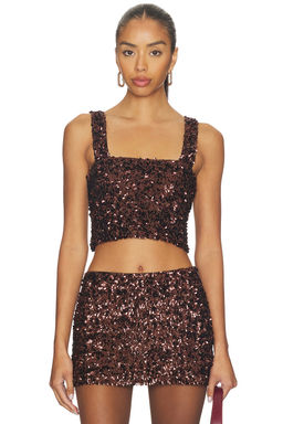 SNDYS - Asher Sequin Crop Top