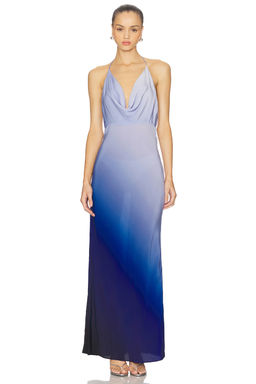 Shona Joy - Lottie Silk Low Cowl Maxi Dress