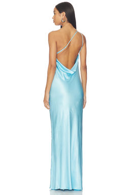 Shona Joy - La Lune One Shoulder Cowl Back Maxi Dress