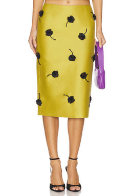 Shushu/Tong - Back Slit Straight Skirt