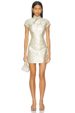 SAU LEE - Jada Jacquard Dress