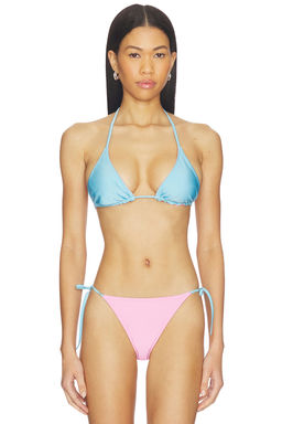 Solid & Striped - The Ines Reversible Triangle Bikini Top