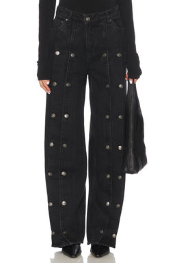 ROTATE - Dixie Button Wide Leg