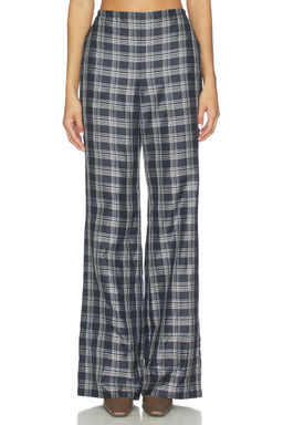 Theory - Fluid Plaid Pant