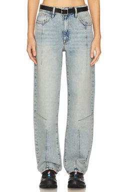 Triarchy - Goldie Mid Rise Darted Straight Leg