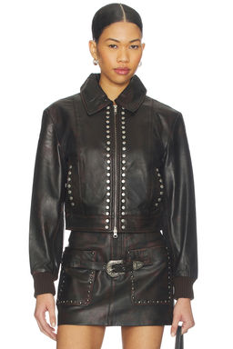 Understated Leather - Studded Jacket