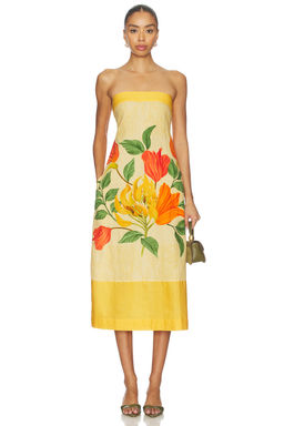 Verandah - Strapless Shift Dress