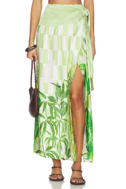 Verandah - Pushpanjali Wrap Maxi Skirt