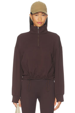 Varley - Sian Cropped Half Zip Midlayer