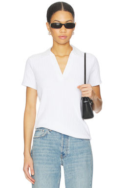Vince - Rib Short Sleeve Polo