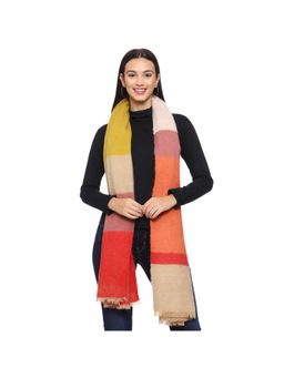 SWI STYLISH - Womens Cashmere Soft Feel Warm Wool Scarf Muffler - Multi-Color