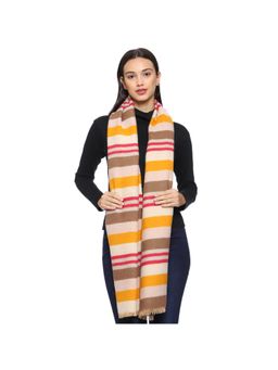 SWI STYLISH - Womens Cashmere Soft Feel Warm Wool Scarf Muffler - Multi-Color
