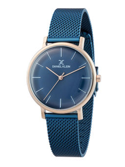 Daniel Klein - Blue Premium Round Dial Analog Watch For Women - DK.1.12263 - 6
